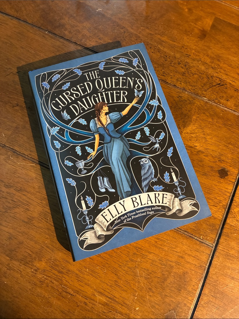 The Cursed Queen‘s Daughter by Ellie Blake hardcover novel romantasy 📕
